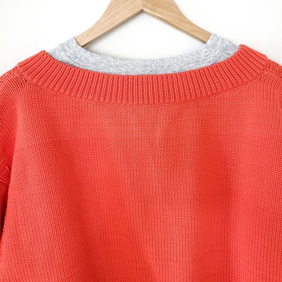 Alexander Wang Mixed Media Layering Crewneck Pullover Knit Sweater - Picture 13 of 15